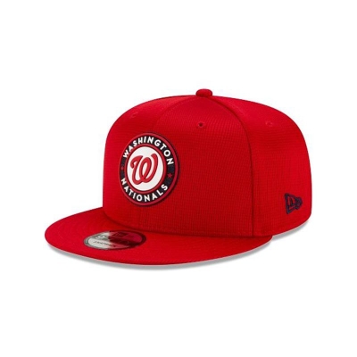 Sapca New Era Washington Nationals MLB Clubhouse Collection 9FIFTY Snapback - Rosii